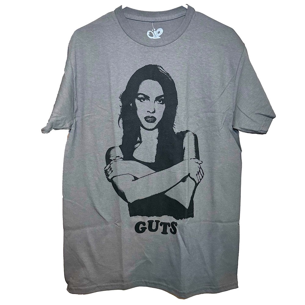 HOT TOPIC Gray Olivia Rodrigo “Guts” T-Shirt